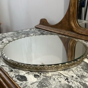 Sold Antique Vanity mirror tray
